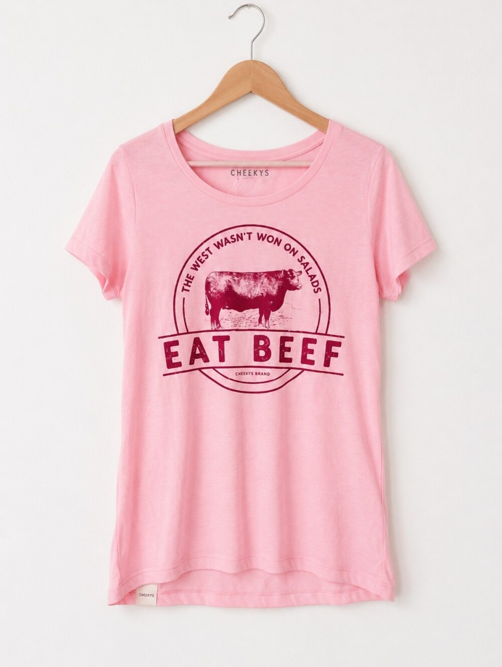 🆂🅰🅻🅴•Cheekys The West Wasnt Won On Salads, Eat Beef Tee